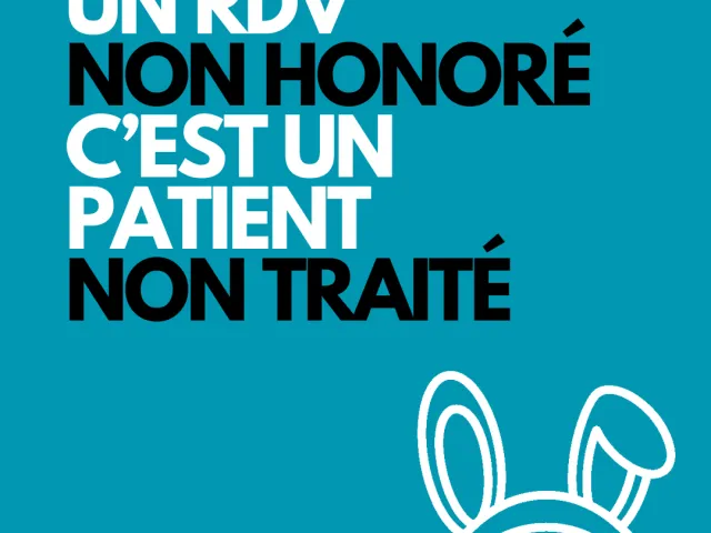Campagne d'affichage contre les RDV non honorés dans les cabinets dentaires