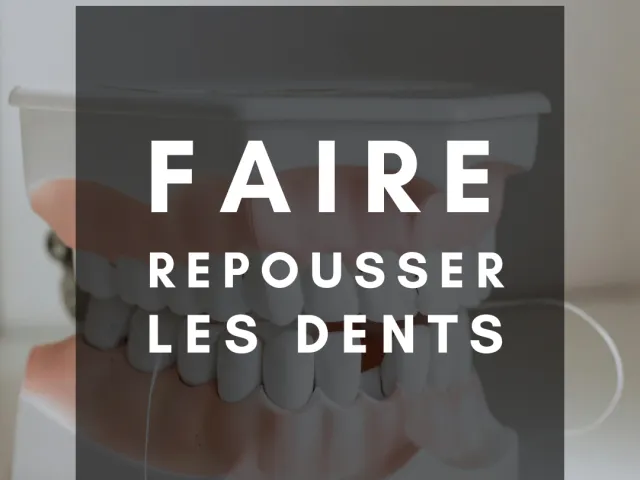 Une solution miracle pour faire repousser les dents ?