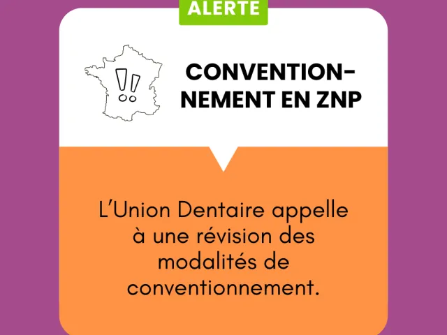 Alerte conventionnement en ZNP
