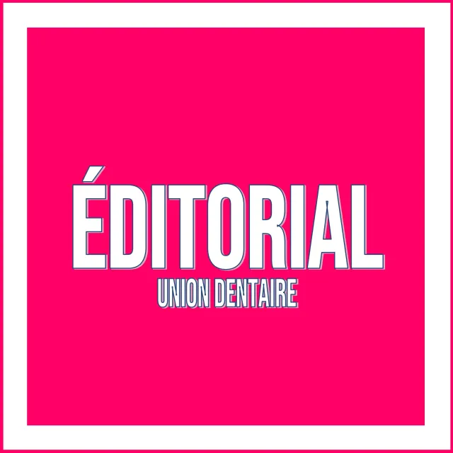 Edito : Je prends acte