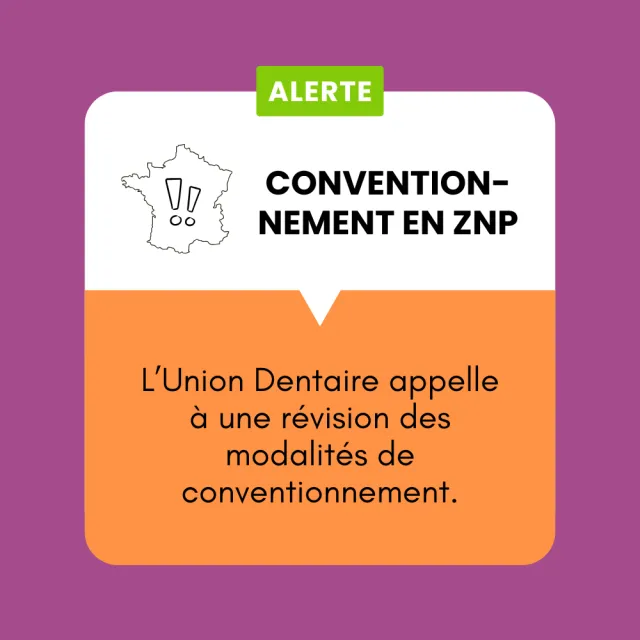 Alerte conventionnement en ZNP